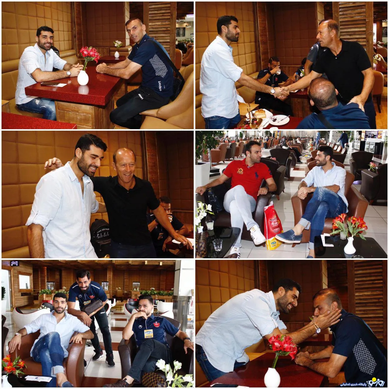 دیدار طارمی با پرسپولیسی‌ها در فرودگاه + عکس