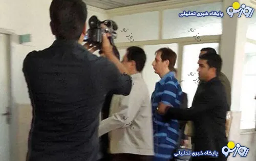 ورود بابک زنجانی به دادگاه با لباس زندان/عکس