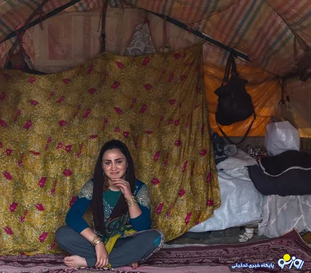 نمایی از زندگی یک زن عشایر از قبیله شاهسون +عکس