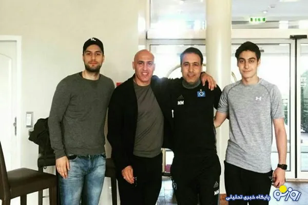 ملاقات علیرضا منصوریان و مهدی مهدوی کیا در آلمان +عکس