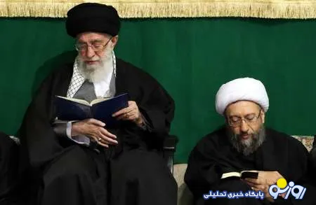 حضور رهبر معظم انقلاب در مراسم ترحیم مادر رییس جمهوری