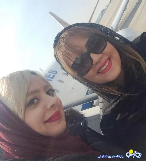 بازیگر زن ایرانی در كنار خواهرش + عکس