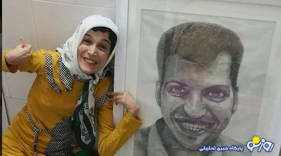 طراحی جالب دختر معلول از فردوسی‌پور