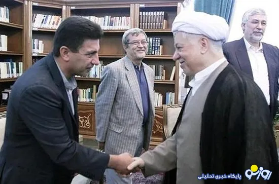 دیدار قلعه نویی با هاشمی رفسنجانی +عکس