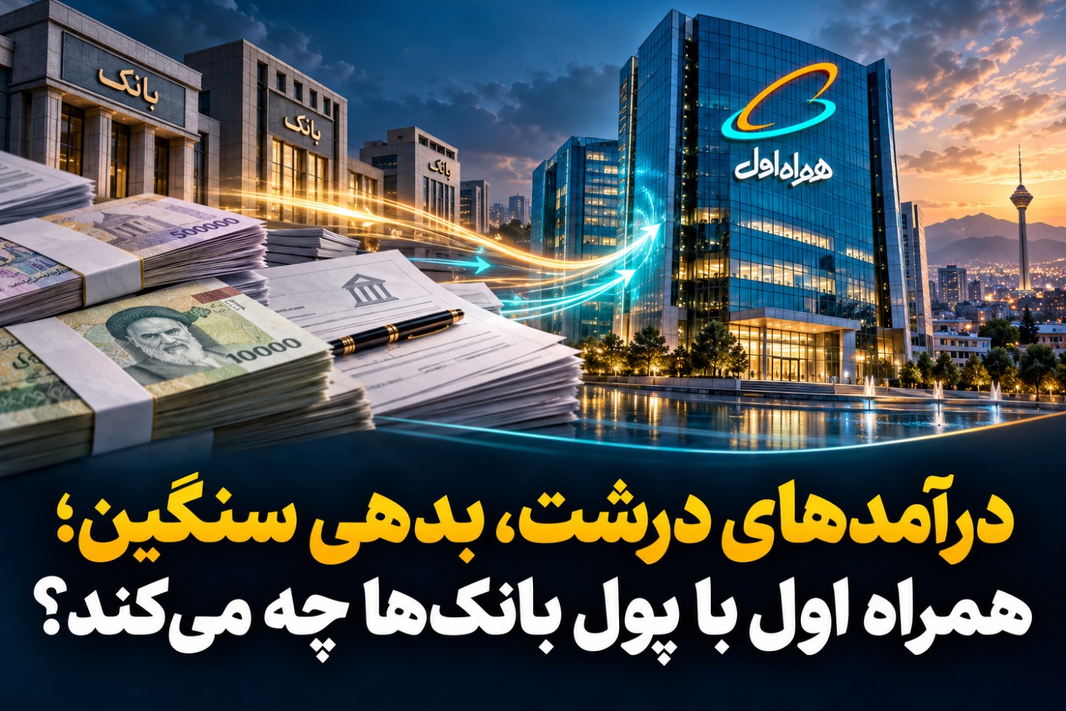 همراه اول با پول بانکها چه میکند؟/درآمدهای درشت، بدهی های سنگین همراه اول با پول بانکها چه میکند؟/درآمدهای درشت، بدهی های سنگین