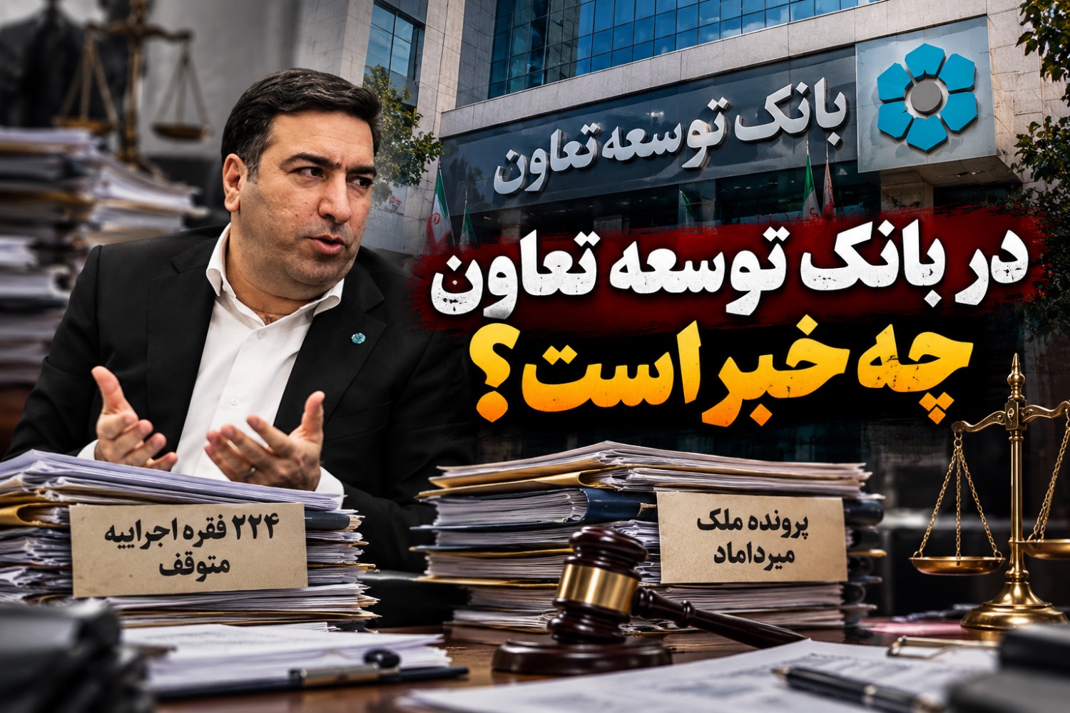 دو پرونده سنگین روی میز هوشنگ عصارزاده/ در بانک توسعه تعاون چه خبر است؟ دو پرونده سنگین روی میز هوشنگ عصارزاده/ در بانک توسعه تعاون چه خبر است؟