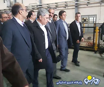 بازدید مدیرعامل بانک ملی ایران از پتروشیمی کردستان