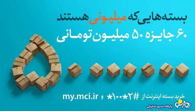 3میلیارد تومان جایزه در «بسته های میلیونی» همراه اول