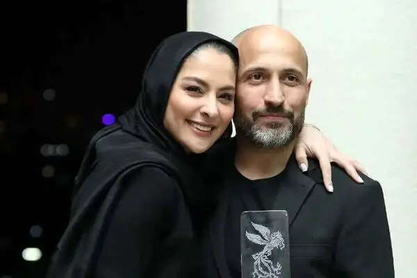 قاب عاشقانه زوج سینمای ایران